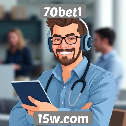 Site 70bet1 tem suporte ao cliente destacável