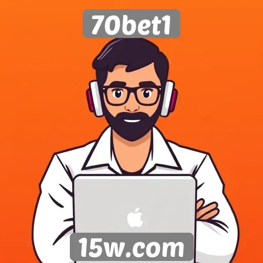 Atendimento ao cliente no site 70bet1