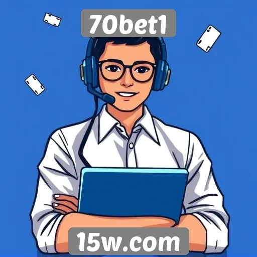 Suporte ao cliente no 70bet1